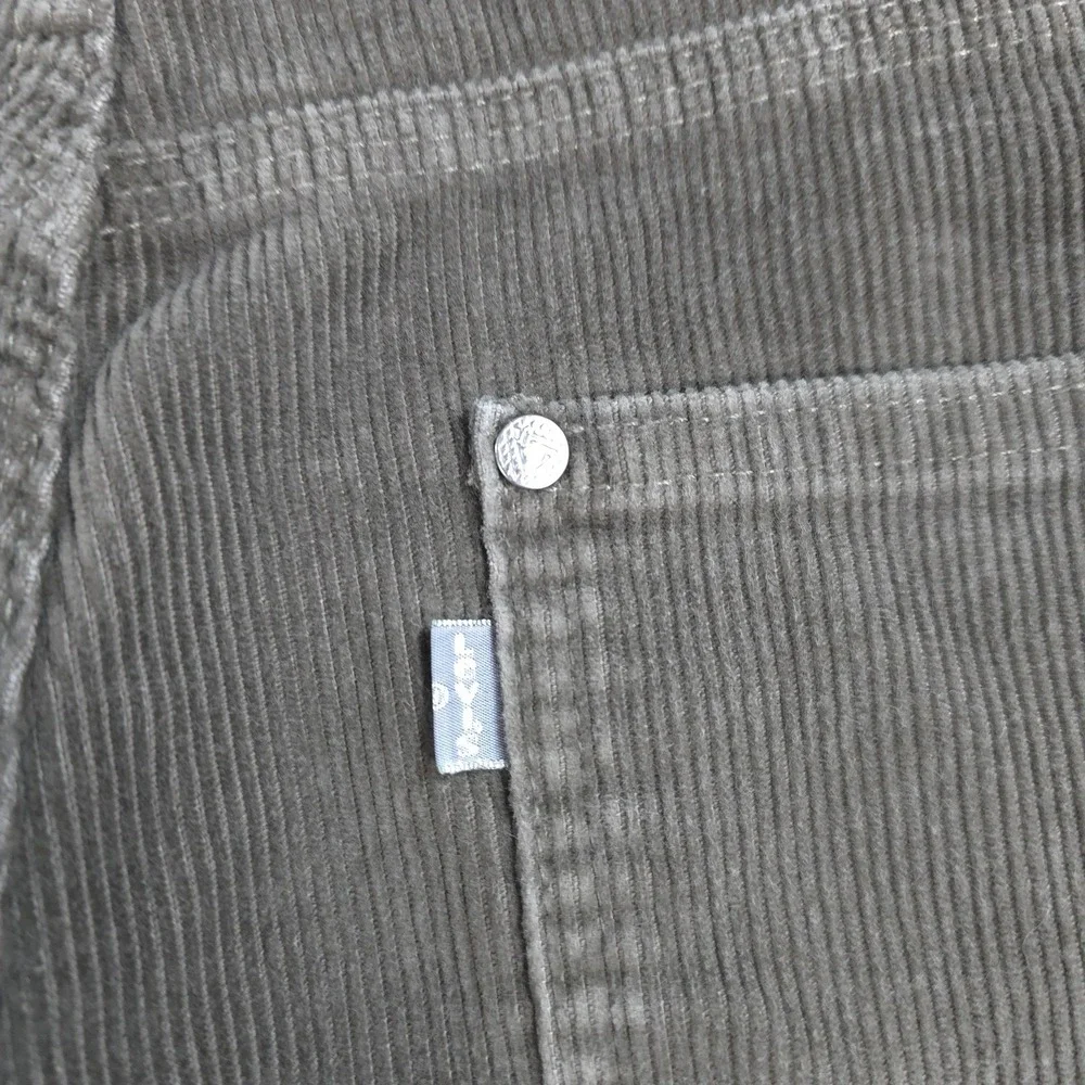 Vintage Silvertab Pants Mens 33x34 Brown Corduroy Carpenter Baggy Skater Y2K